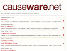 Tablet Screenshot of causeware.blogspot.com