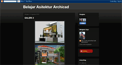 Desktop Screenshot of belajar-asitektur.blogspot.com