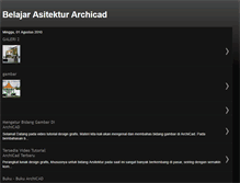 Tablet Screenshot of belajar-asitektur.blogspot.com