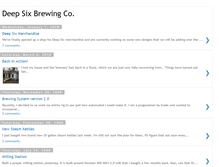 Tablet Screenshot of deepsixbrewingco.blogspot.com