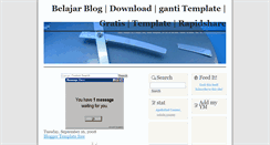 Desktop Screenshot of coba2-template.blogspot.com
