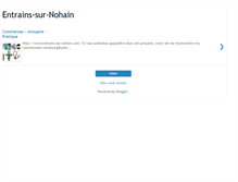 Tablet Screenshot of entrains-sur-nohain-commerces.blogspot.com