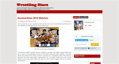 Desktop Screenshot of newwrestlingstars.blogspot.com