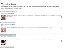 Tablet Screenshot of newwrestlingstars.blogspot.com