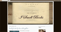 Desktop Screenshot of ismellbooks.blogspot.com