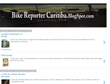 Tablet Screenshot of bikereportercuritiba.blogspot.com