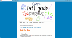 Desktop Screenshot of clayfirstgrade.blogspot.com