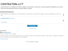 Tablet Screenshot of constructoraaftca.blogspot.com