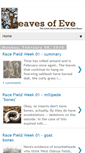 Mobile Screenshot of leavesofeve.blogspot.com