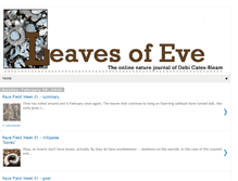 Tablet Screenshot of leavesofeve.blogspot.com