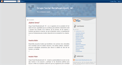 Desktop Screenshot of gruposocialnezahualcoyotl.blogspot.com