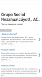 Mobile Screenshot of gruposocialnezahualcoyotl.blogspot.com