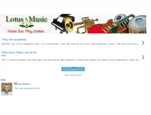 Tablet Screenshot of lotusmusicblog.blogspot.com