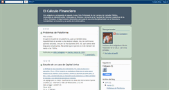 Desktop Screenshot of elcalculofinanciero.blogspot.com