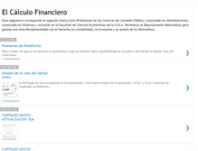 Tablet Screenshot of elcalculofinanciero.blogspot.com