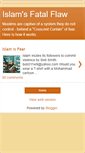 Mobile Screenshot of islamsfatalflaw.blogspot.com