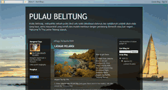 Desktop Screenshot of belitungbeachislands.blogspot.com