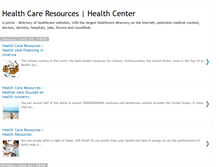 Tablet Screenshot of health-carezone.blogspot.com