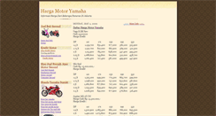 Desktop Screenshot of harga-yamaha.blogspot.com