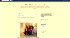 Desktop Screenshot of lesbellesartistes.blogspot.com