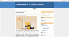 Desktop Screenshot of eccentricscorpion.blogspot.com