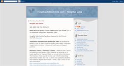 Desktop Screenshot of hospitaljobs.blogspot.com