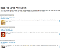 Tablet Screenshot of best-70s-songs.blogspot.com