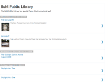 Tablet Screenshot of buhlpubliclibrary.blogspot.com