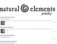 Tablet Screenshot of naturalelementsjewelry.blogspot.com