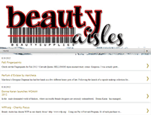 Tablet Screenshot of beautyaisles.blogspot.com