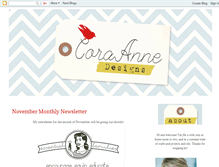 Tablet Screenshot of coraannedesigns.blogspot.com