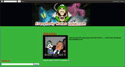 Desktop Screenshot of everybodyhatesluigi.blogspot.com