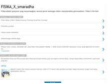 Tablet Screenshot of fisikaxsmaradha.blogspot.com