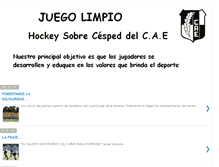 Tablet Screenshot of caehockeyjuegolimpio.blogspot.com