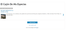 Tablet Screenshot of elcajondemisespecias.blogspot.com