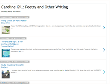 Tablet Screenshot of carolinegillpoetry.blogspot.com