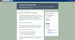 Desktop Screenshot of internetmarketingtrack.blogspot.com