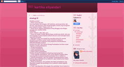 Desktop Screenshot of kartika20.blogspot.com