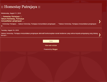 Tablet Screenshot of homestayputrajaya.blogspot.com