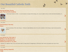 Tablet Screenshot of beautifulcatholicfaith.blogspot.com