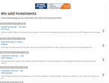 Tablet Screenshot of missoldinvestments.blogspot.com