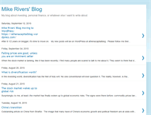 Tablet Screenshot of mikerivers.blogspot.com
