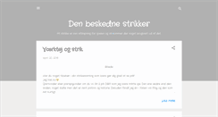Desktop Screenshot of denbeskednestrikker.blogspot.com