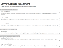 Tablet Screenshot of commvaultblog.blogspot.com