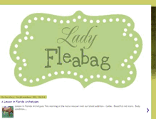Tablet Screenshot of ladyfleabag.blogspot.com