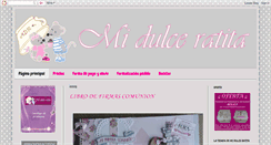 Desktop Screenshot of midulceratita.blogspot.com