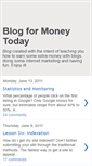 Mobile Screenshot of blogformoneytoday.blogspot.com