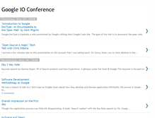 Tablet Screenshot of googleconference.blogspot.com