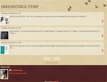 Tablet Screenshot of irresistible-temp.blogspot.com