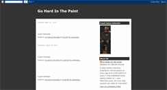 Desktop Screenshot of gohardinthepaint.blogspot.com